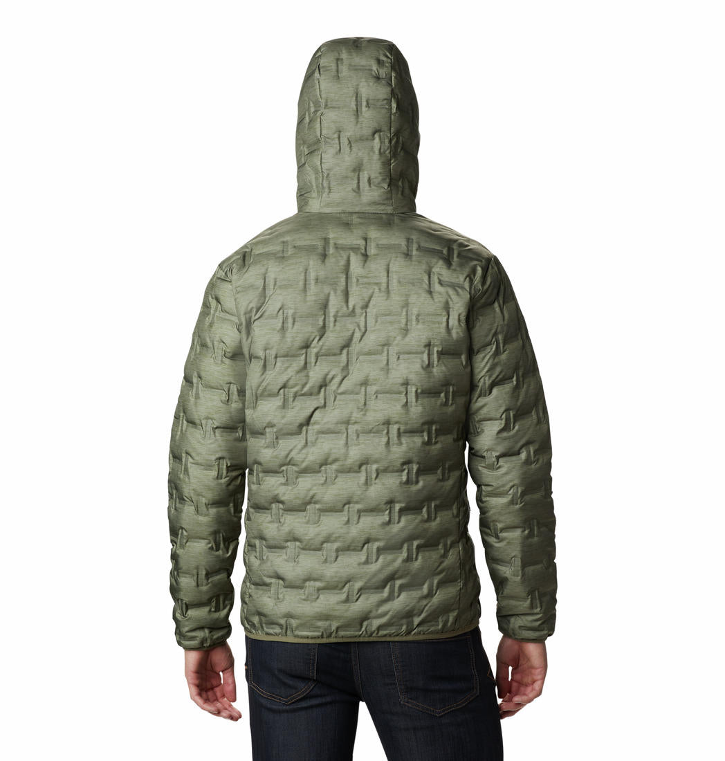 Columbia Men Green Delta Ridge Down Hooded Jacket