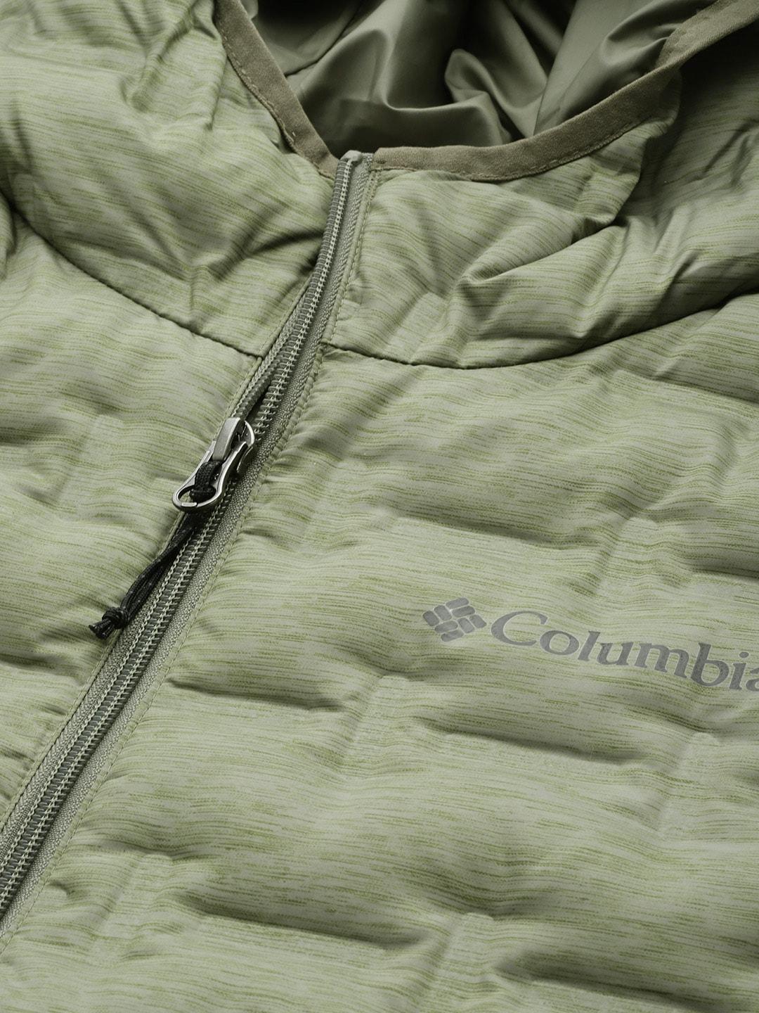 Columbia Men Green Delta Ridge Down Hooded Jacket