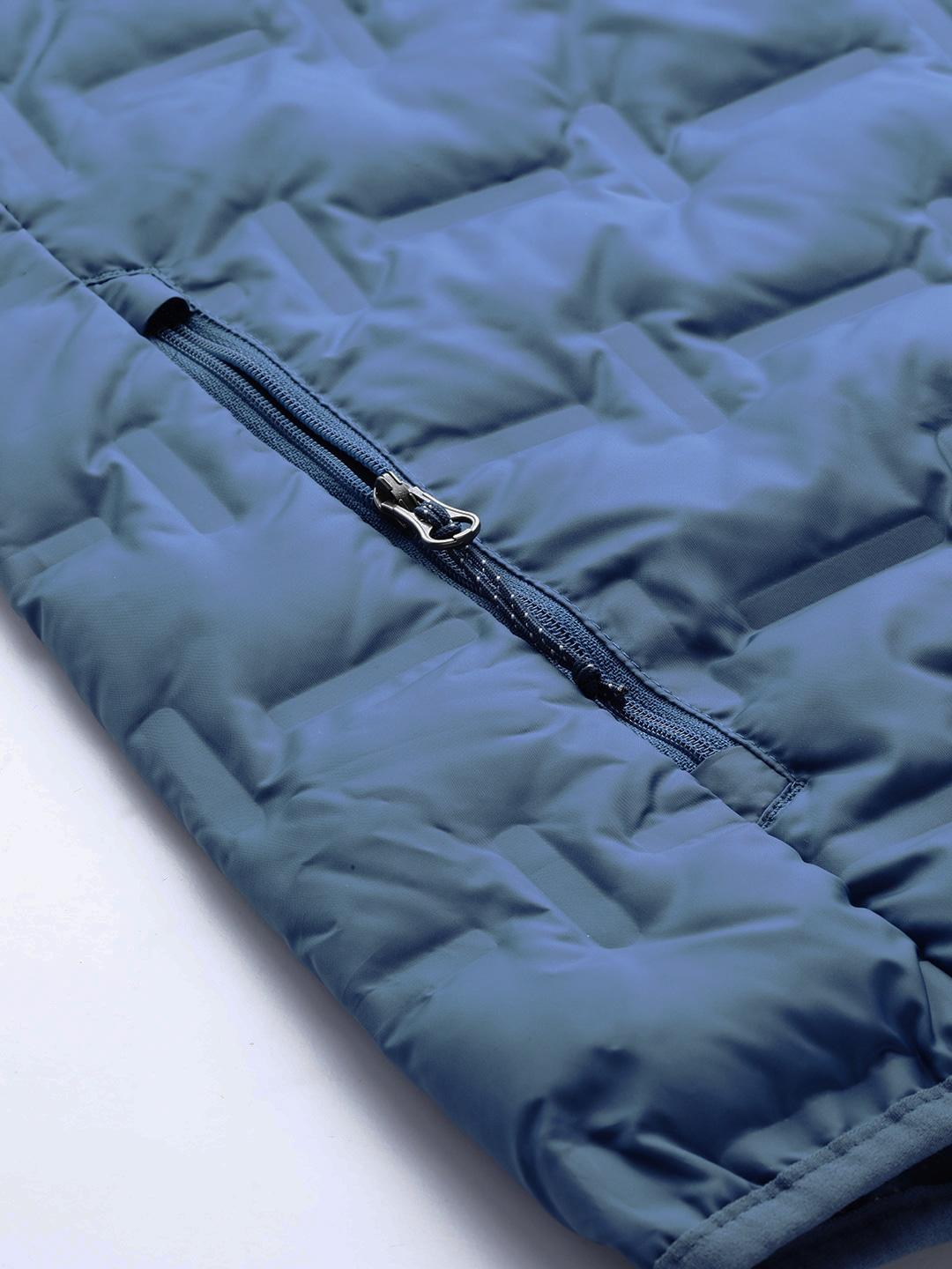 Columbia Men Navy Blue Delta Ridge Down Hooded Jacket