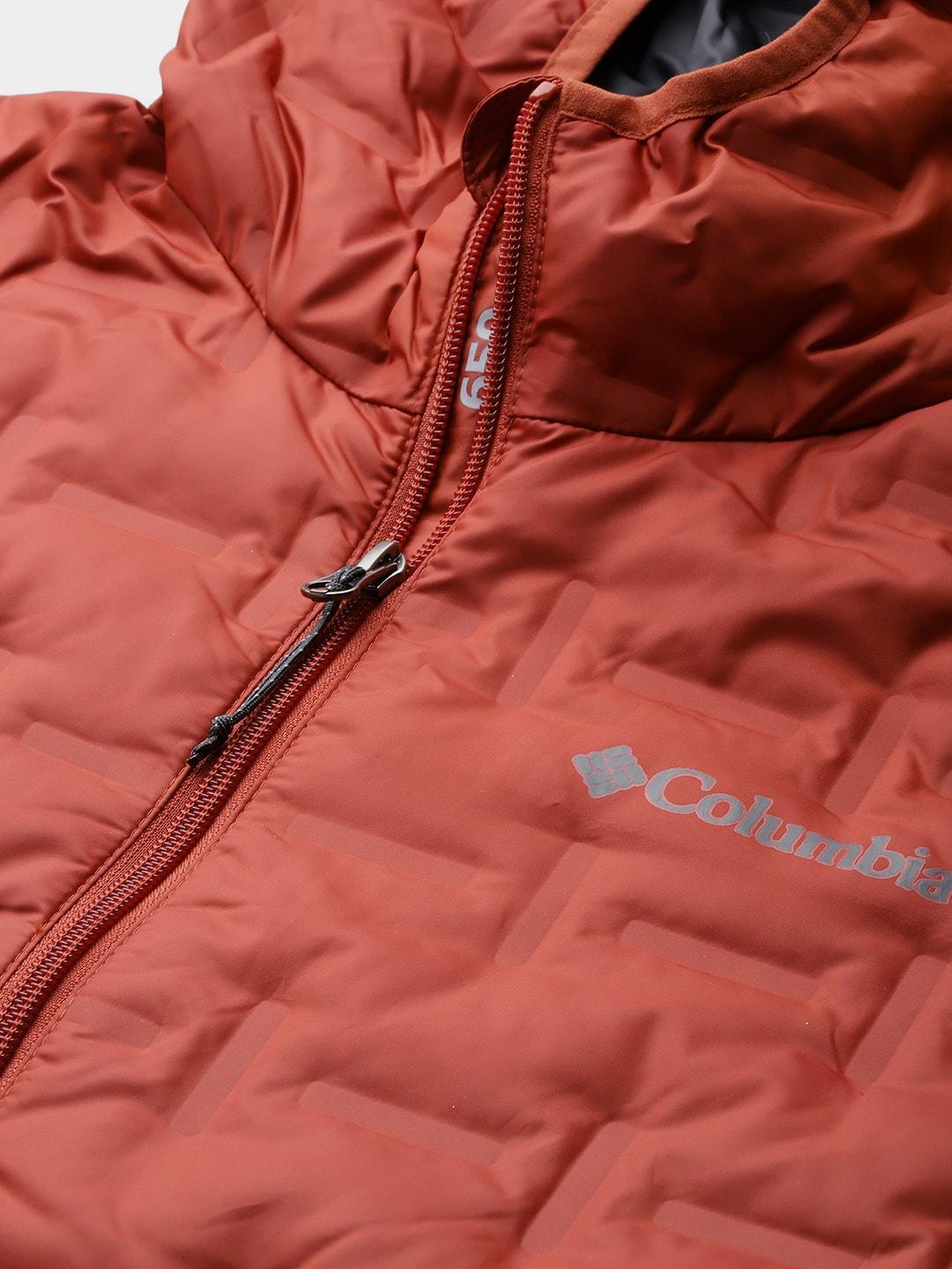 Columbia Men Red Delta Ridge Down Hooded Jacket