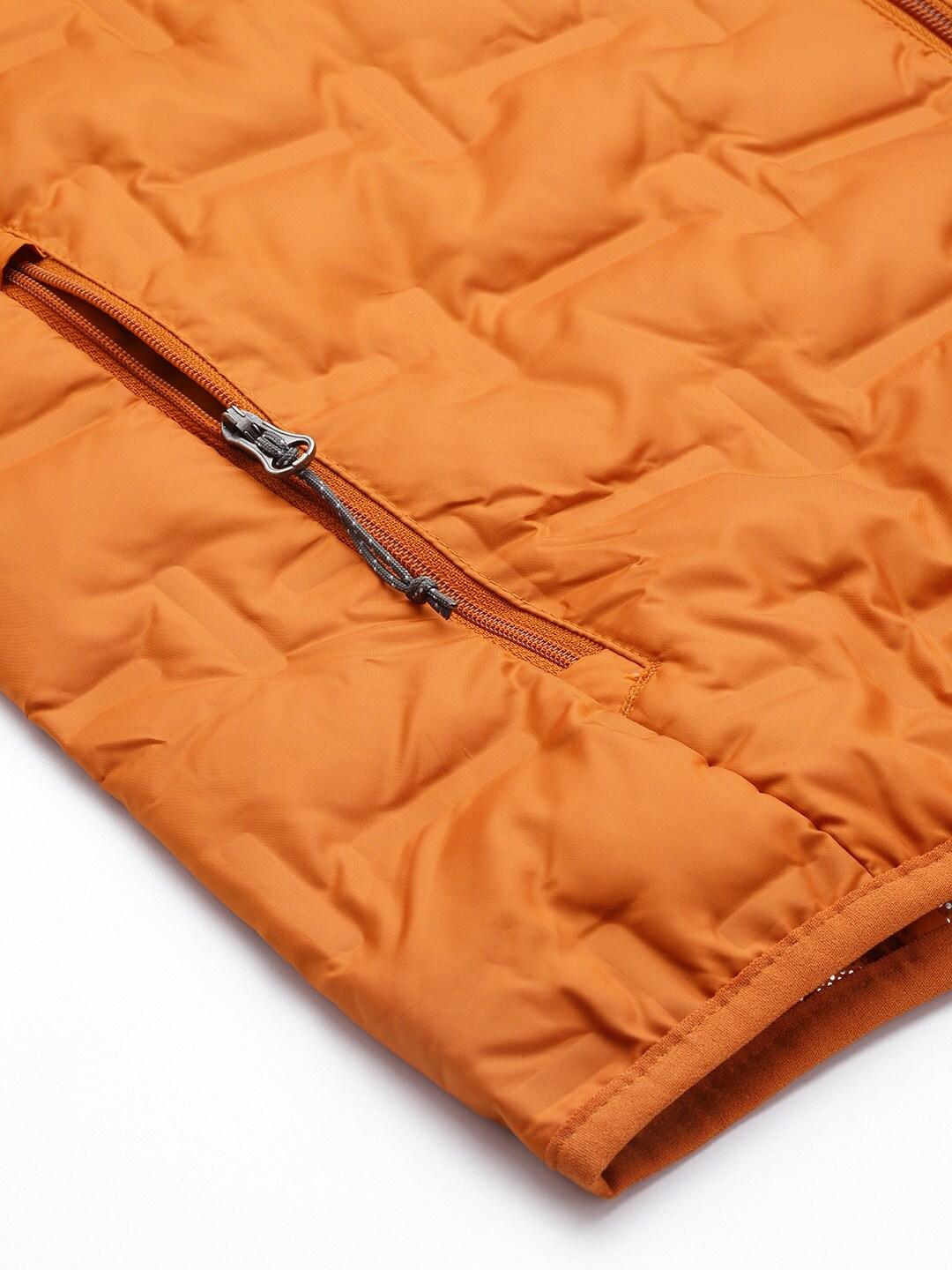 Columbia Men Orange Delta Ridge Down Hooded Jacket