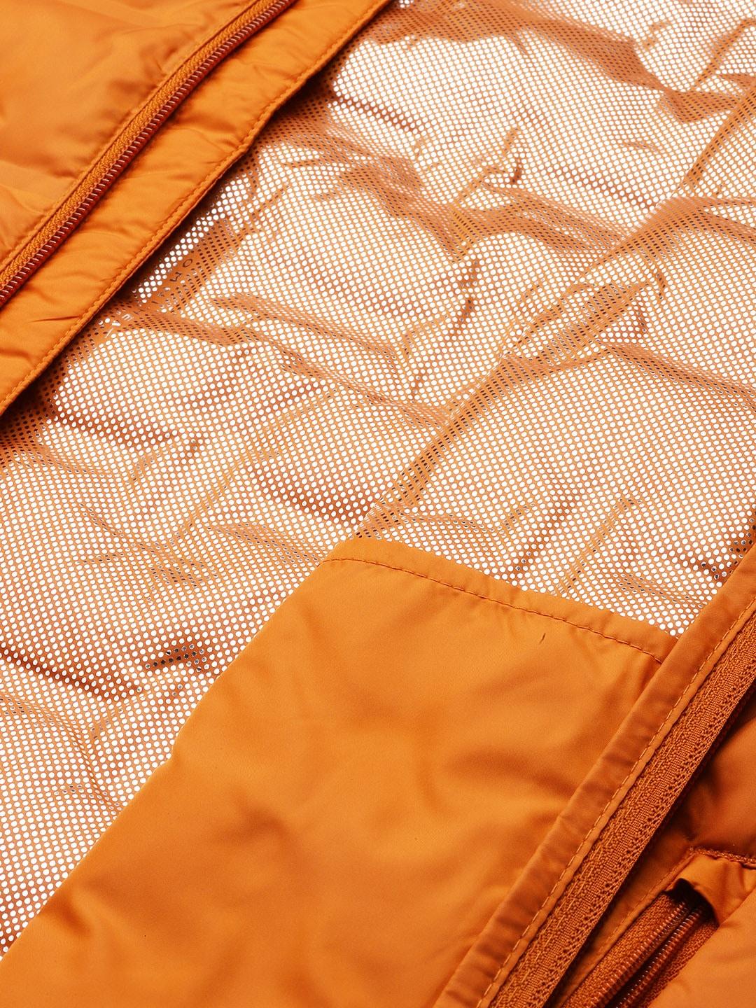 Columbia Men Orange Delta Ridge Down Hooded Jacket