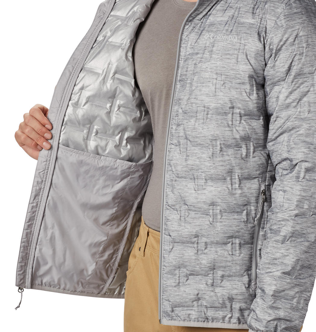 Columbia Men Grey Delta Ridge Down Jacket