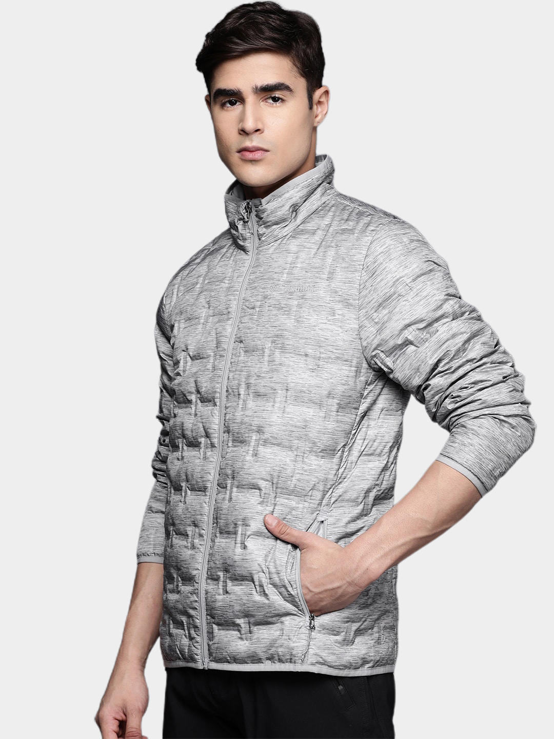 Columbia Men Grey Delta Ridge Down Jacket