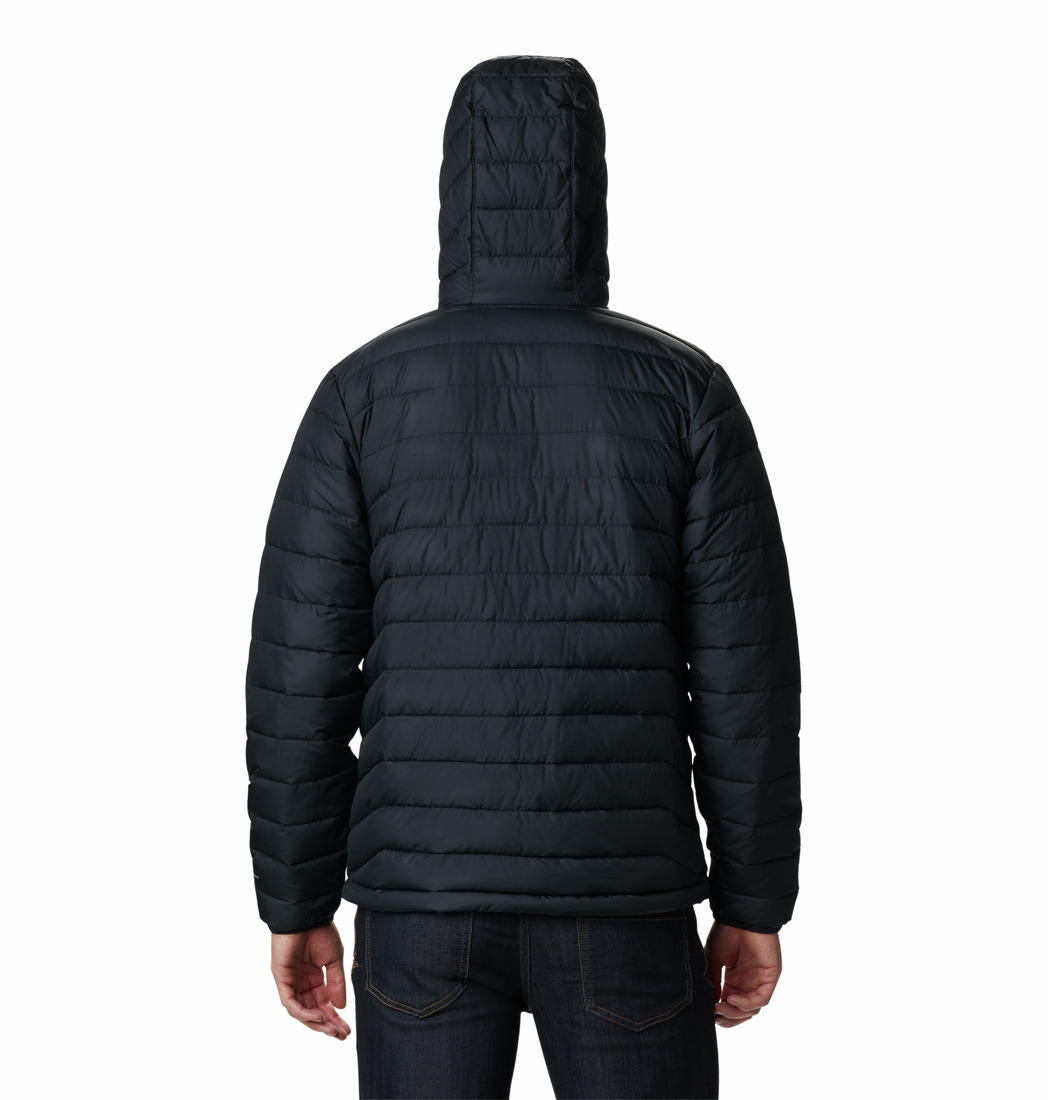 Columbia Men Black Powder Lite Hooded Jacket
