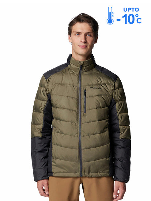 Columbia Men Green Omni-Heat Inifnity Labyrinth Loop II Down Jacket