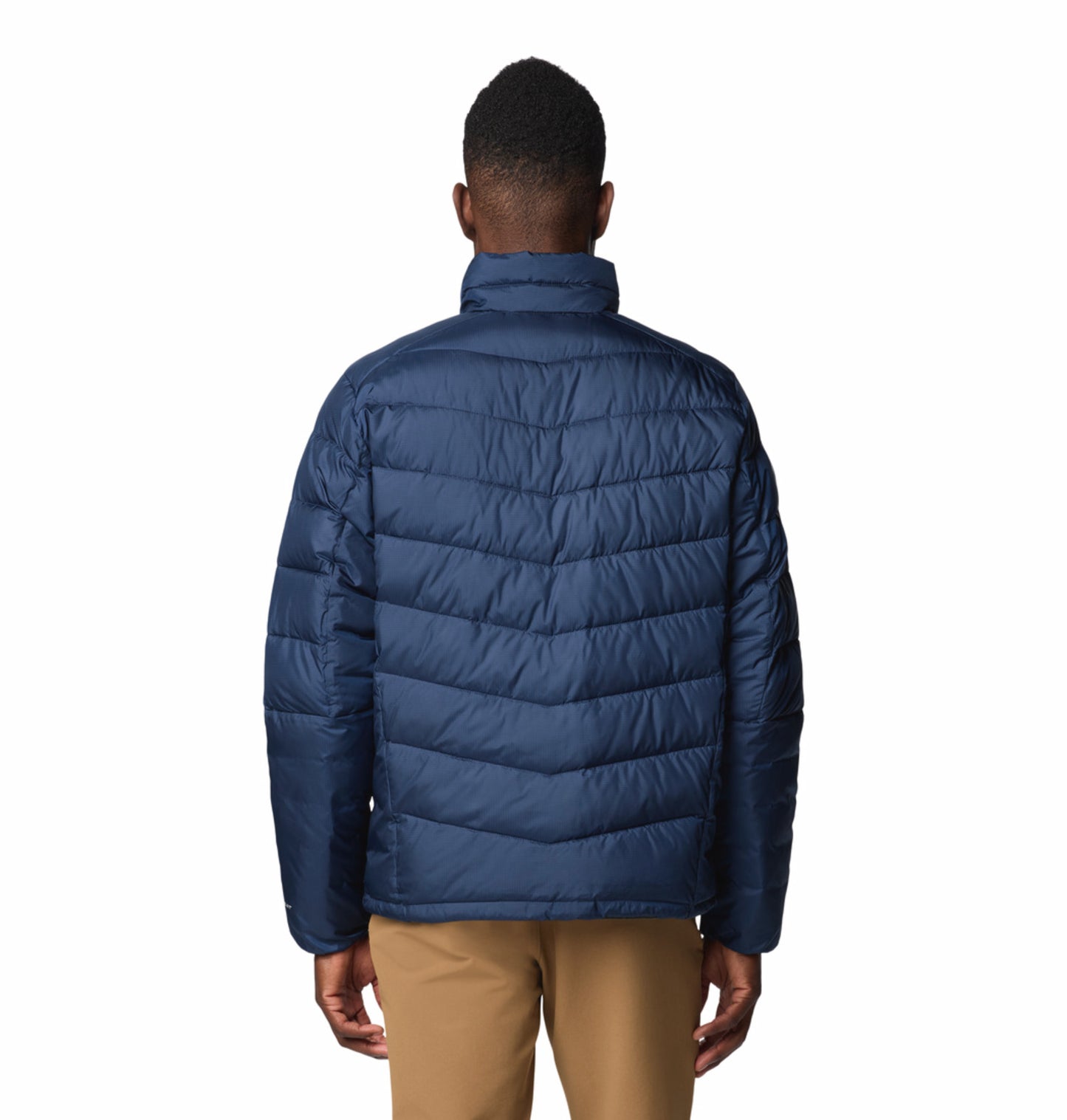A Men Wearing Columbia Men Blue Labyrinth Loop II Jacket