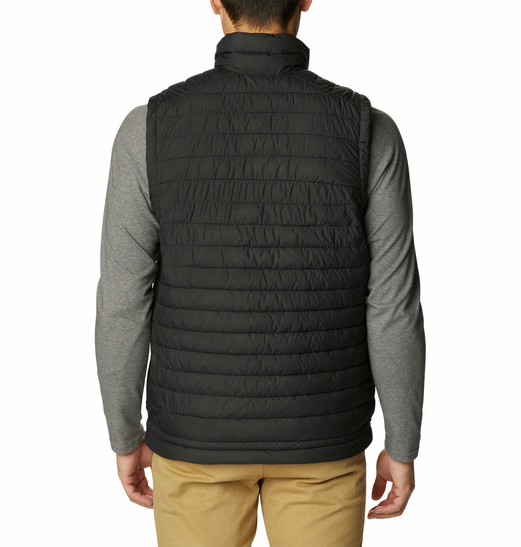 Columbia Men Black Silver Falls Vest