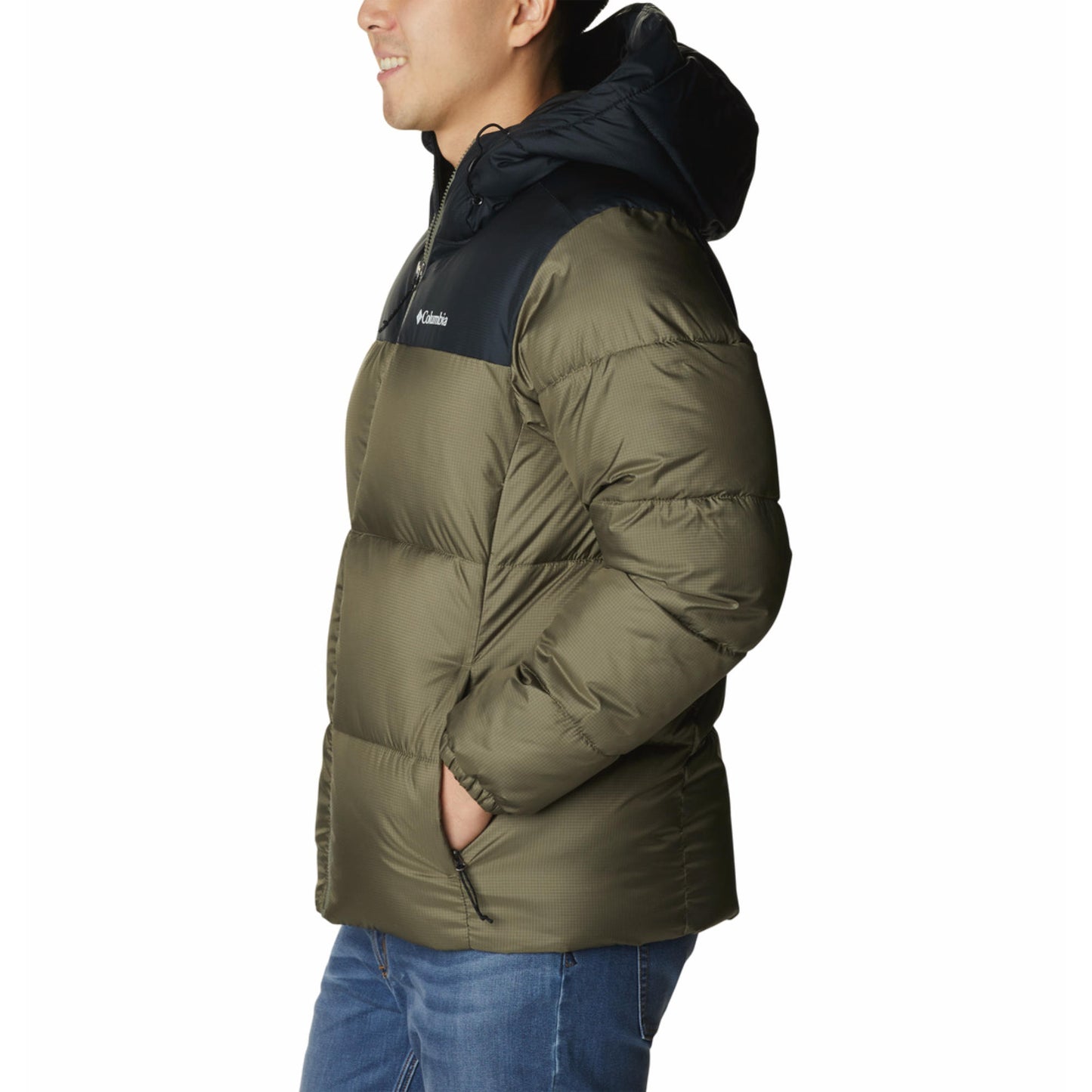 Columbia Men Green Omni-Shield Puffect II Hooded Down Jacket