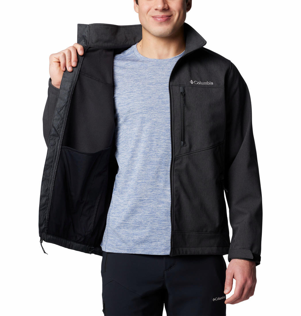 Columbia Mens Black Cruiser Valley II Softshell Jacket