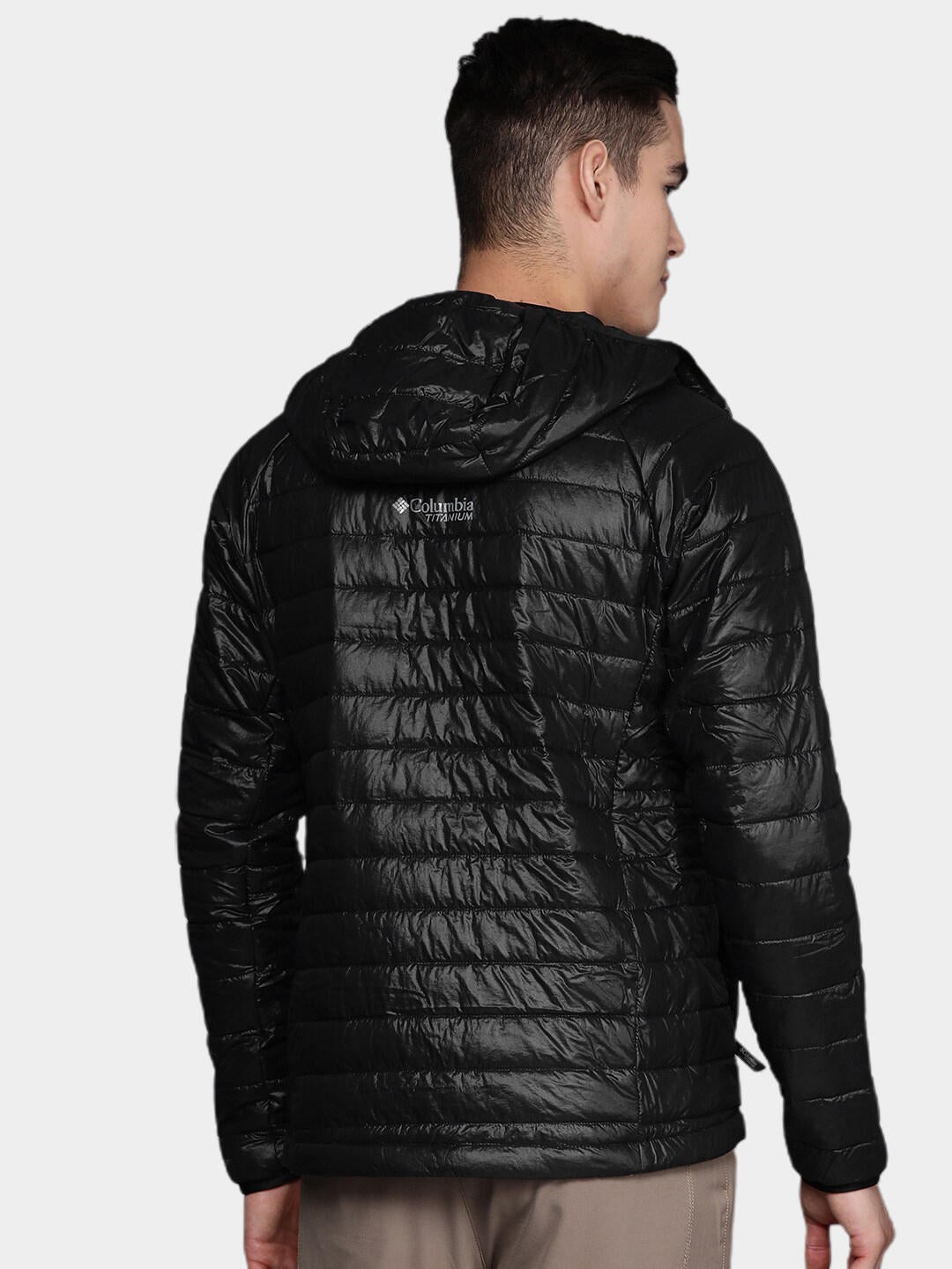 Columbia Men Black Platinum Peak Hooded Jacket