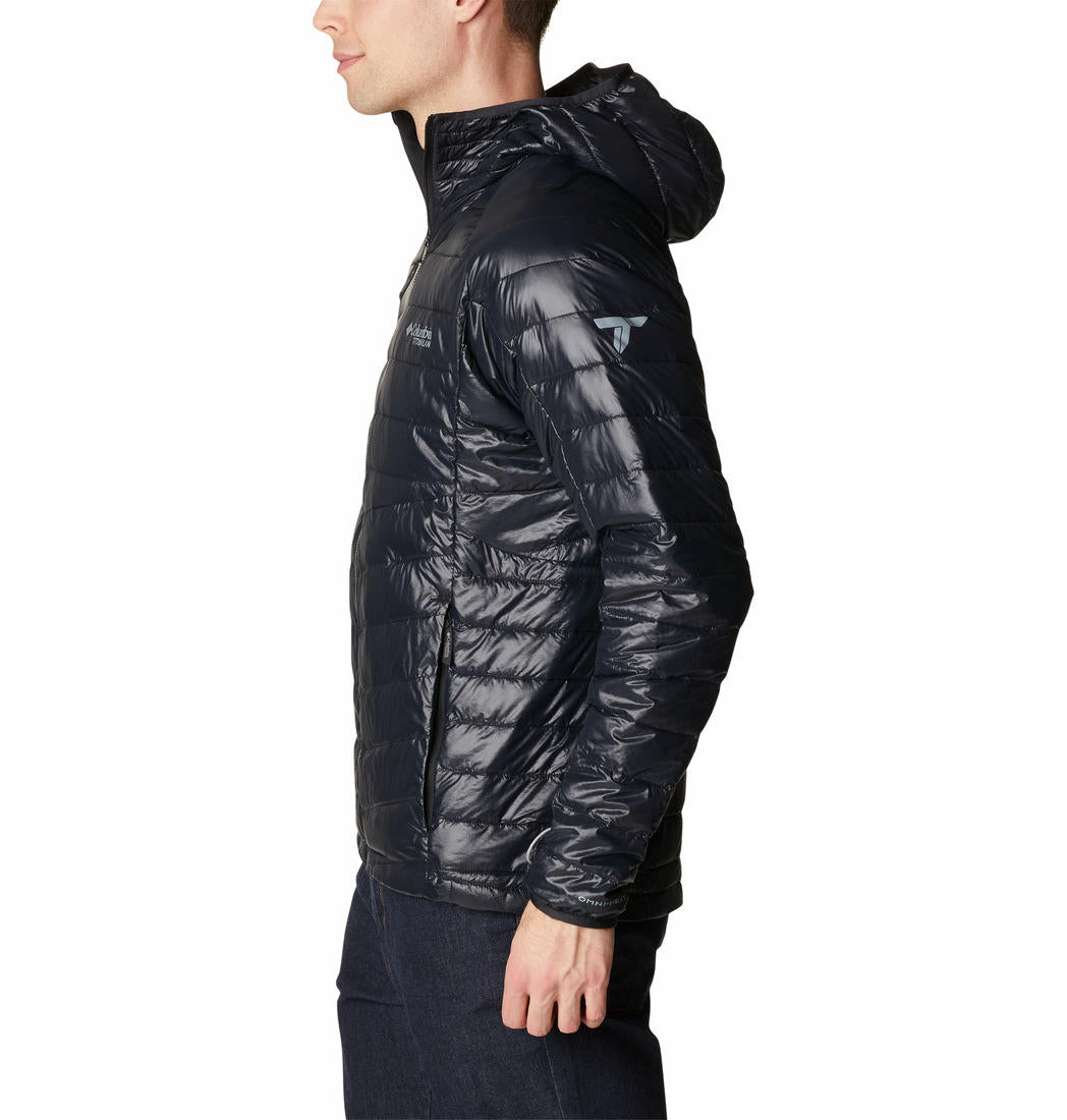 Columbia Men Black Platinum Peak Hooded Jacket