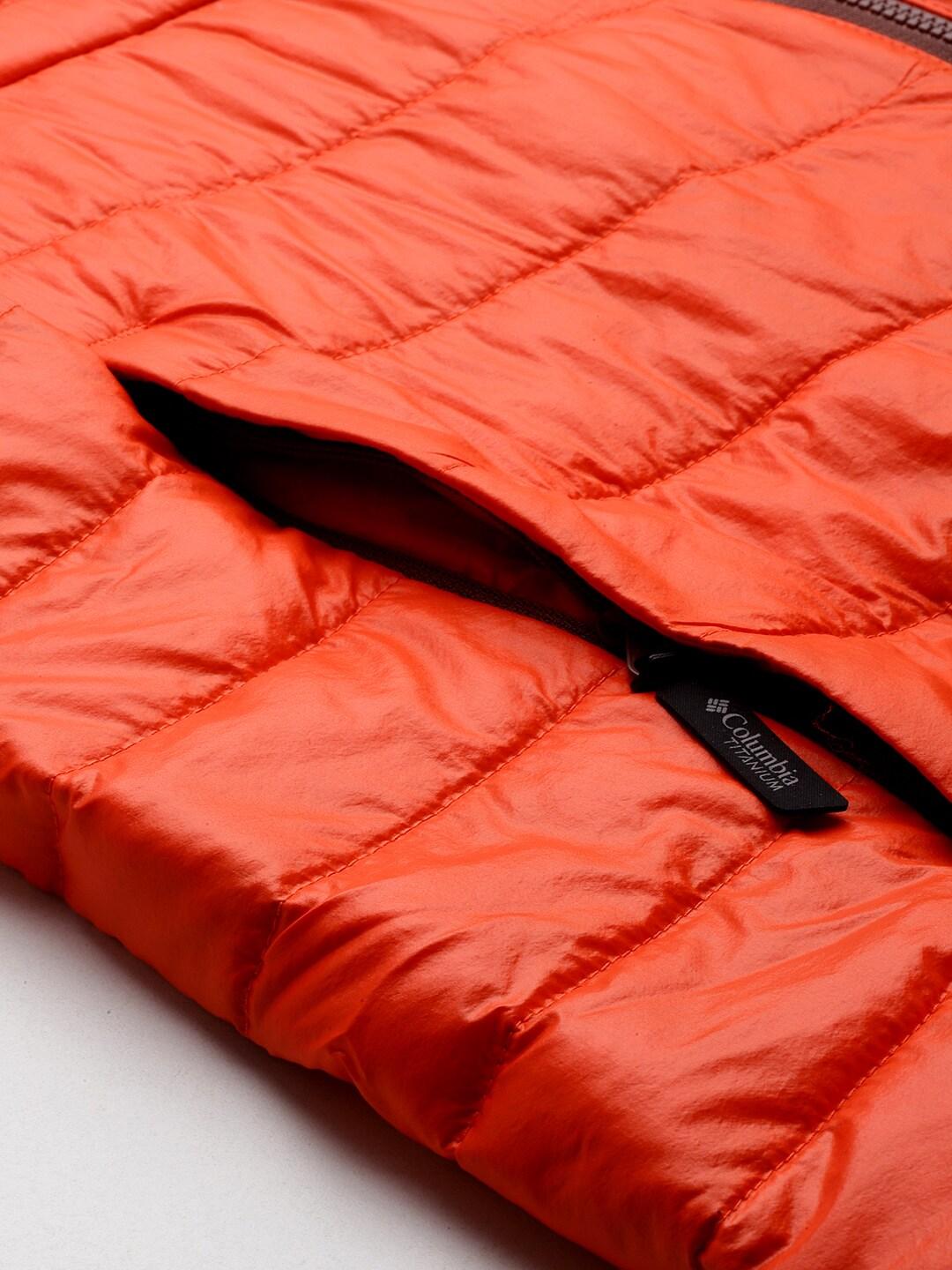 Columbia Men Orange Platinum Peak Hooded Jacket