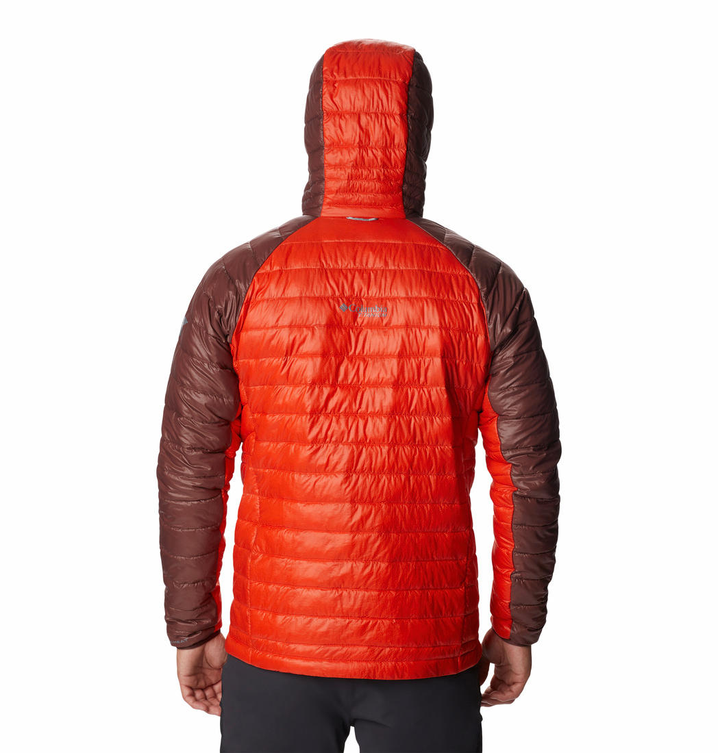 Columbia Men Orange Platinum Peak Hooded Jacket