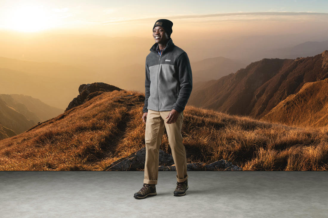 Columbia Mens Black Steens Mountain Full Zip 2.0 Jacket