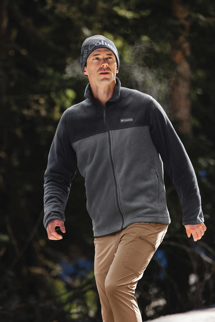 Columbia Mens Black Steens Mountain Full Zip 2.0 Jacket