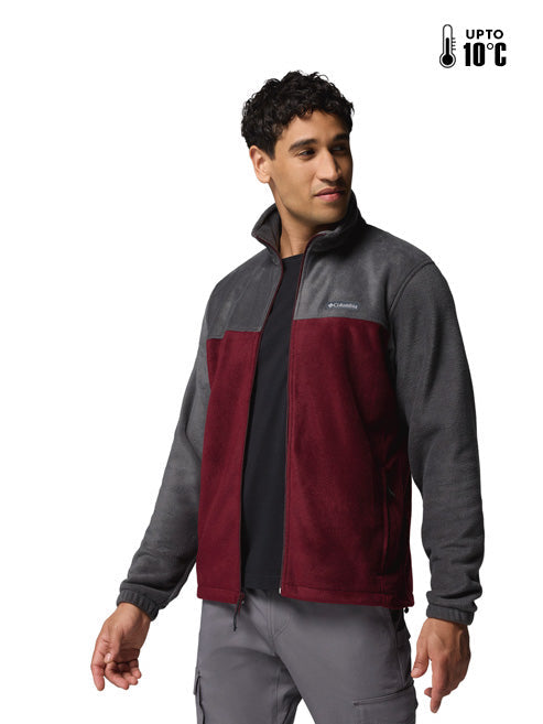 Columbia Men Black Steens Mountain 2.0 Fleece Jacket