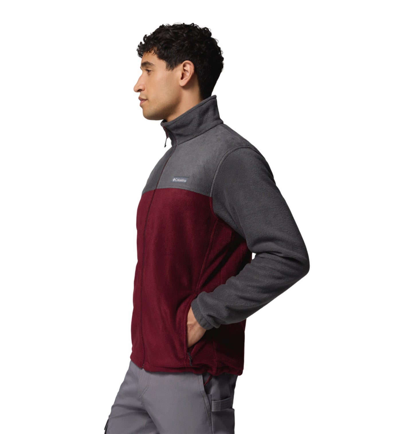 Columbia Men Grey Steens Mountain 2.0 Fleece Jacket