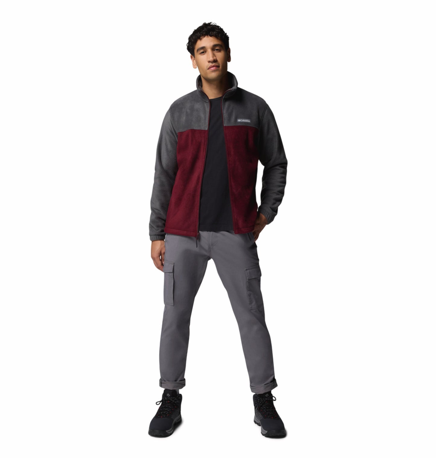 Columbia Men Grey Steens Mountain 2.0 Fleece Jacket