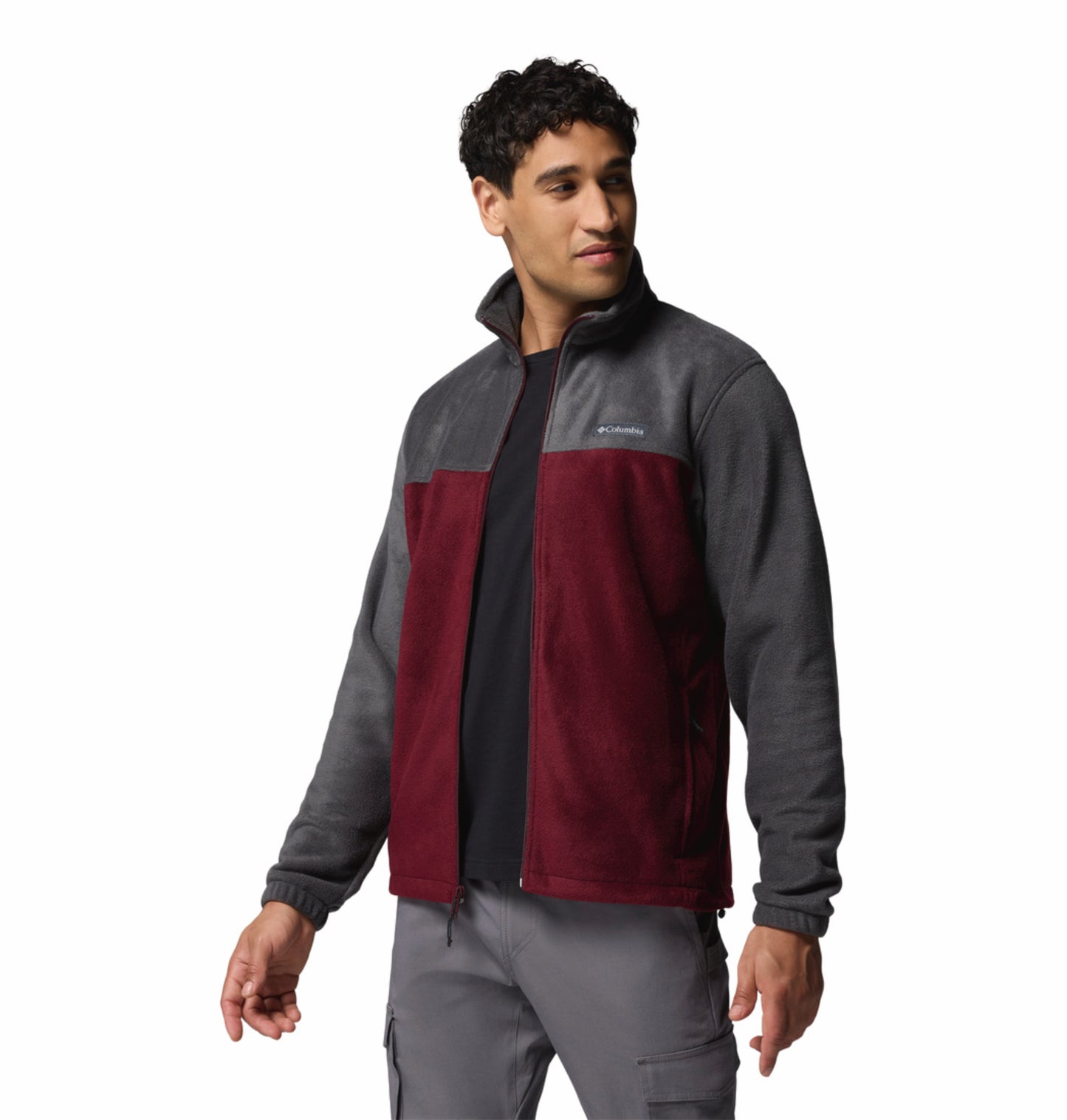 Columbia Men Grey Steens Mountain 2.0 Fleece Jacket