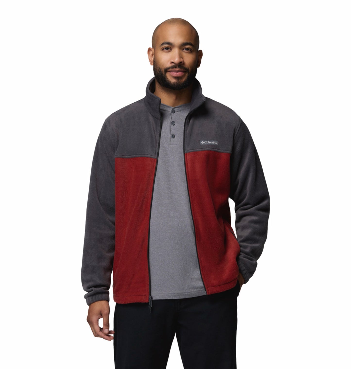 men grey steens mountain 2.0 fleece jacket