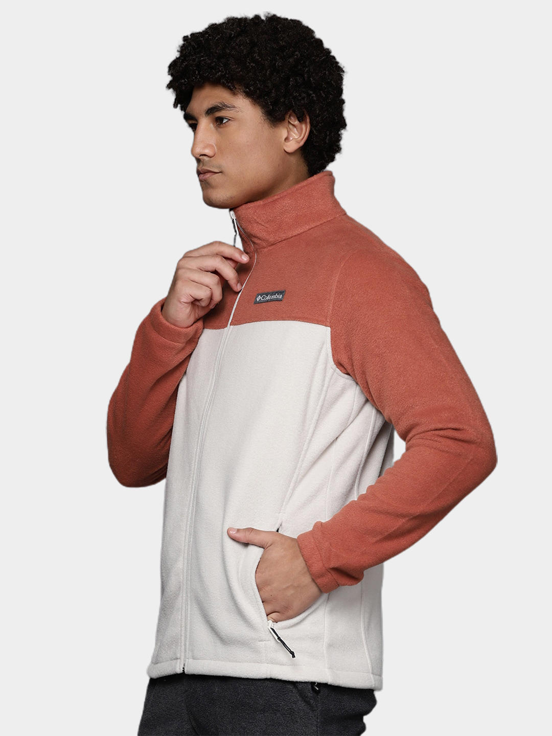 Columbia Men Orange Steens Mountain Full Zip 2.0 Fleece Jacket