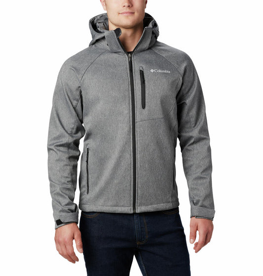 Columbia Men Grey Cascade Ridge II Soft Shell Jacket
