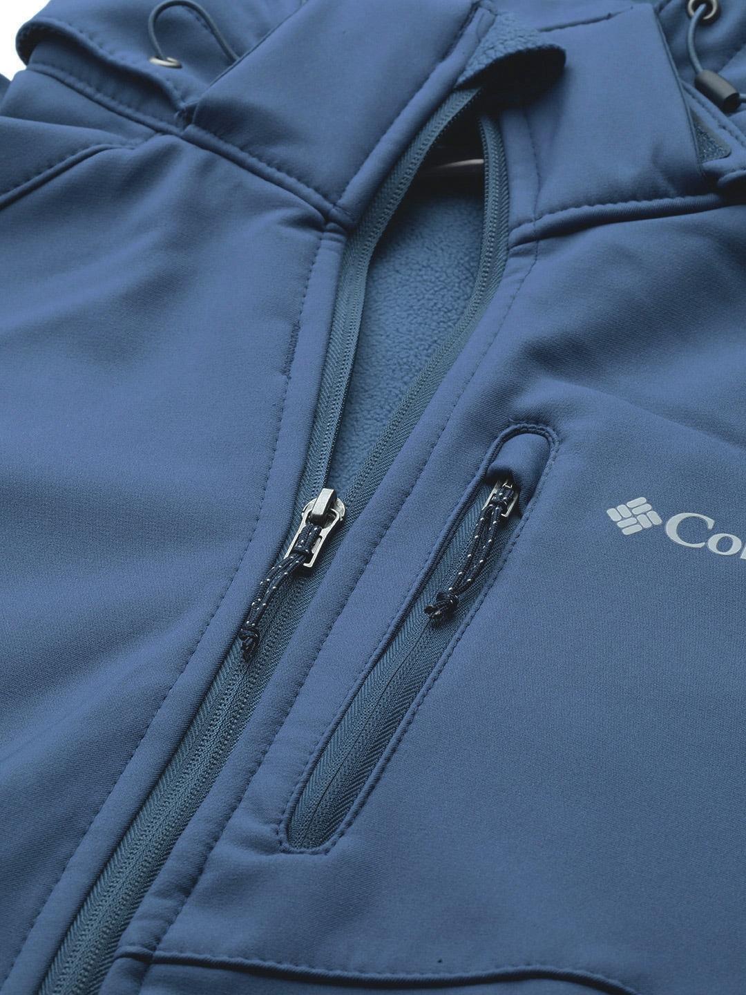 Columbia Men Navy Blue Cascade Ridge II Soft Shell Jacket
