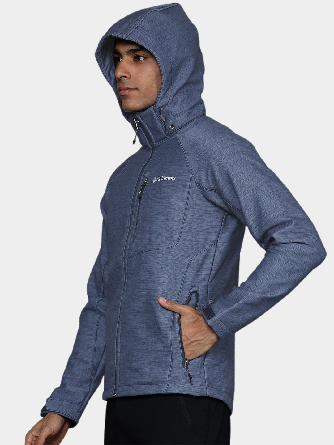 Columbia Men Blue Cascade Ridge II Soft Shell Jacket