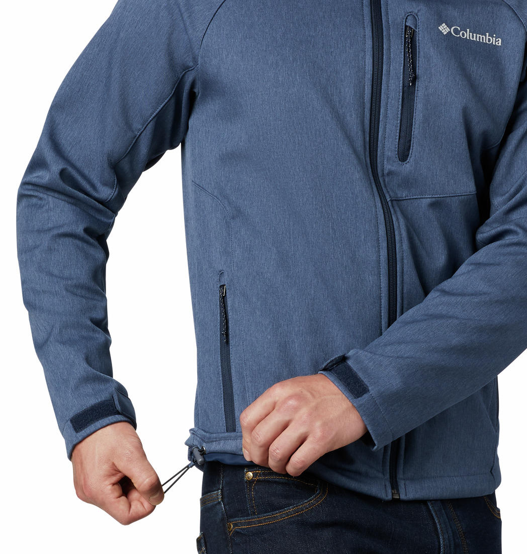 Columbia Men Blue Cascade Ridge II Soft Shell Jacket