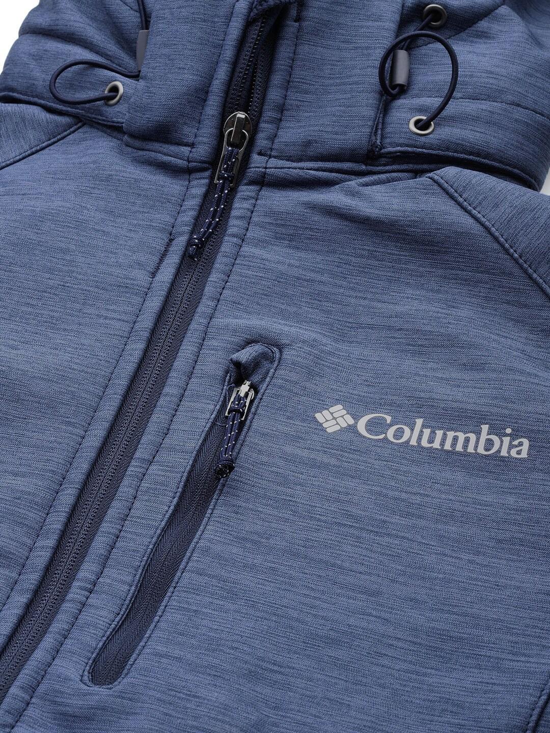 Columbia Men Blue Cascade Ridge II Soft Shell Jacket