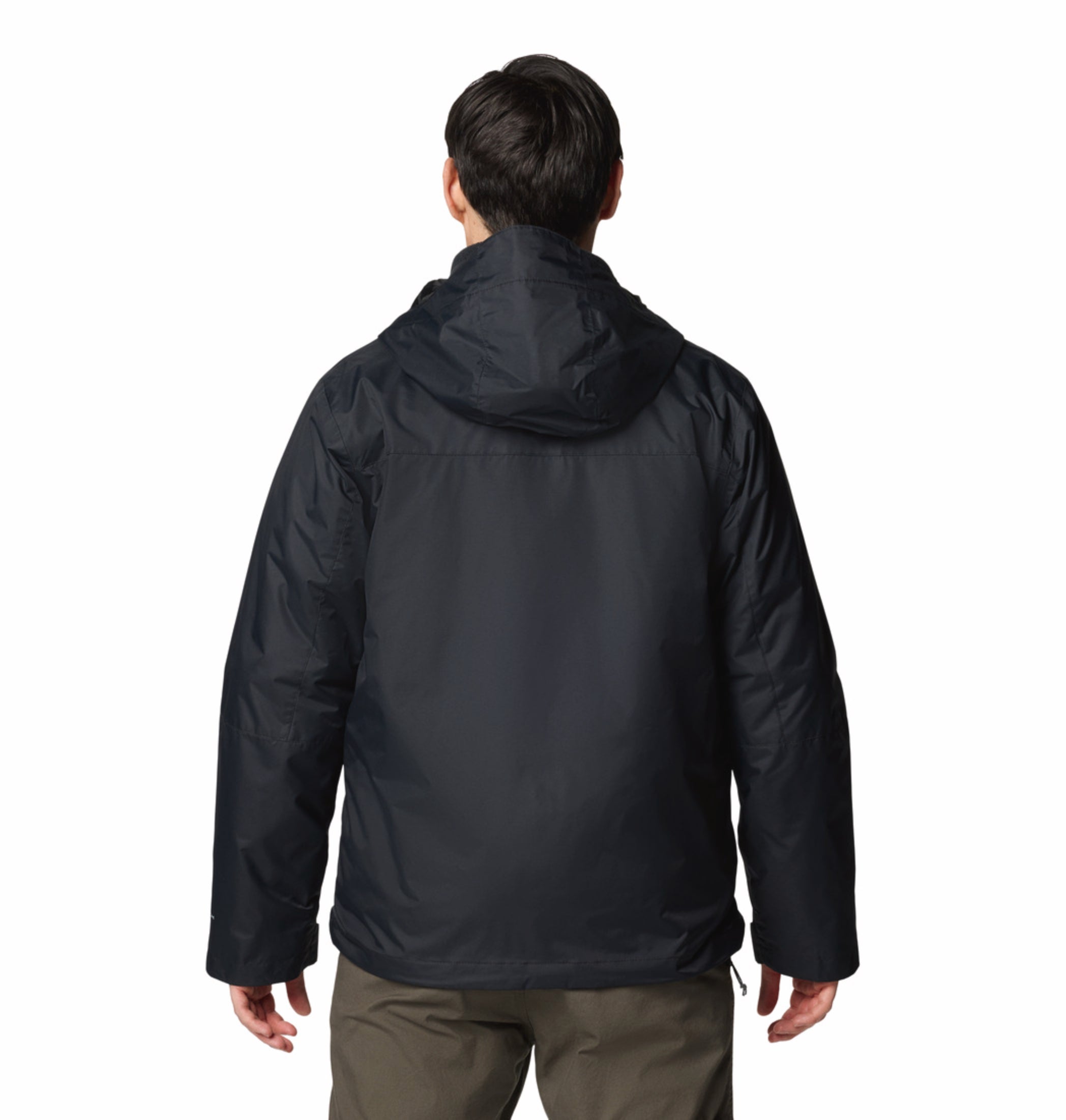 Columbia Men Black Omni-Tech Tunnel Falls II Hooded Interchange