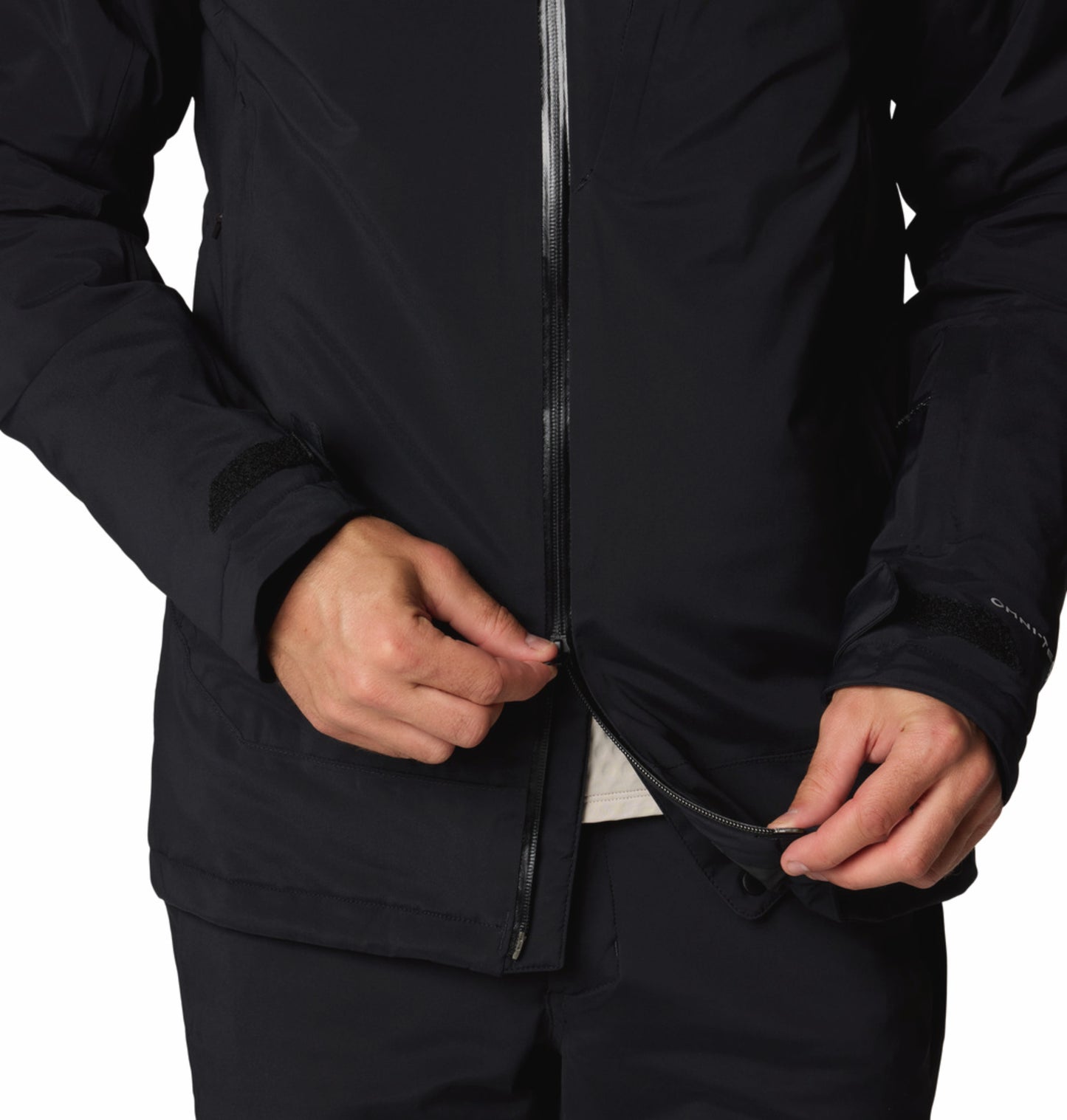 Columbia Men Black Omni-Heat Inifnity Cirque Bowl Hooded Down Jacket
