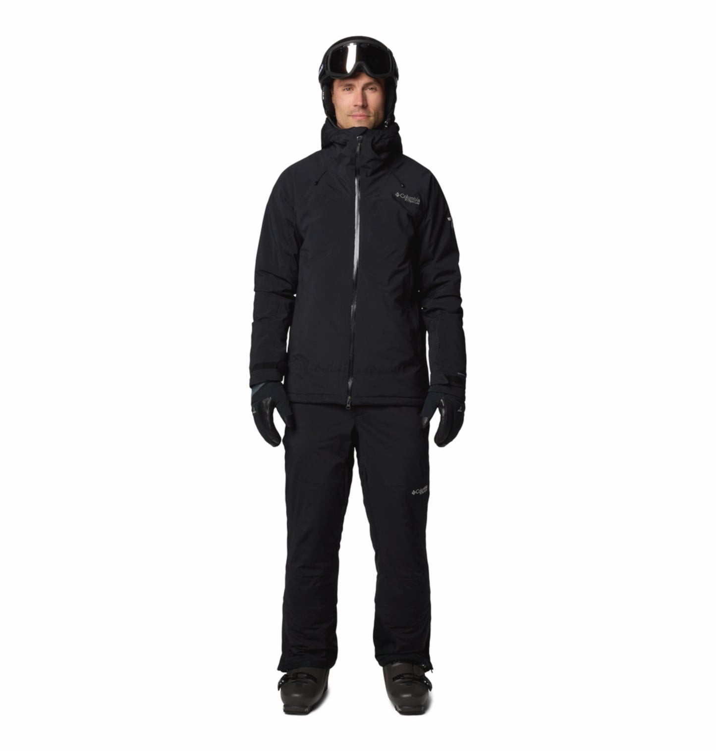 Columbia Men Black Omni-Heat Inifnity Cirque Bowl Hooded Down Jacket
