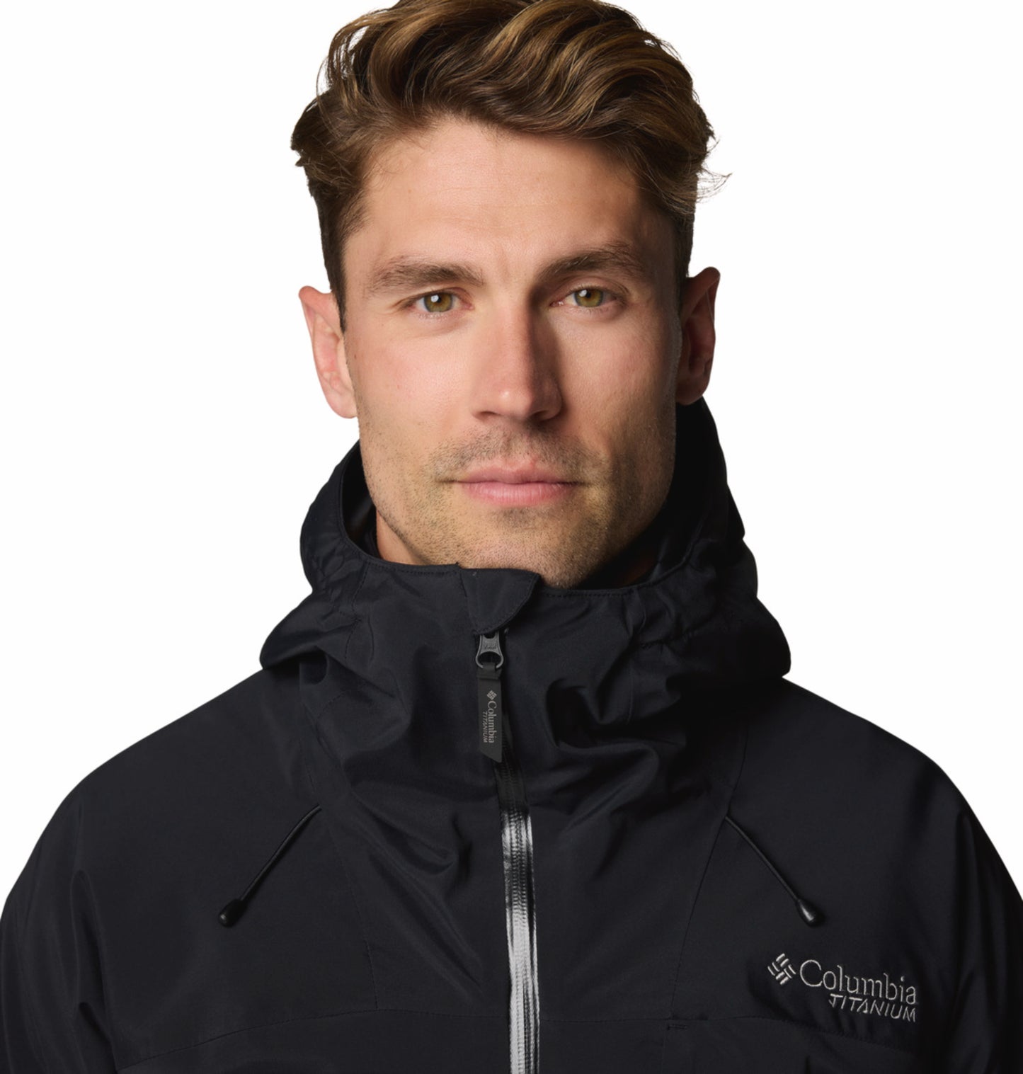 Columbia Men Black Omni-Heat Inifnity Cirque Bowl Hooded Down Jacket