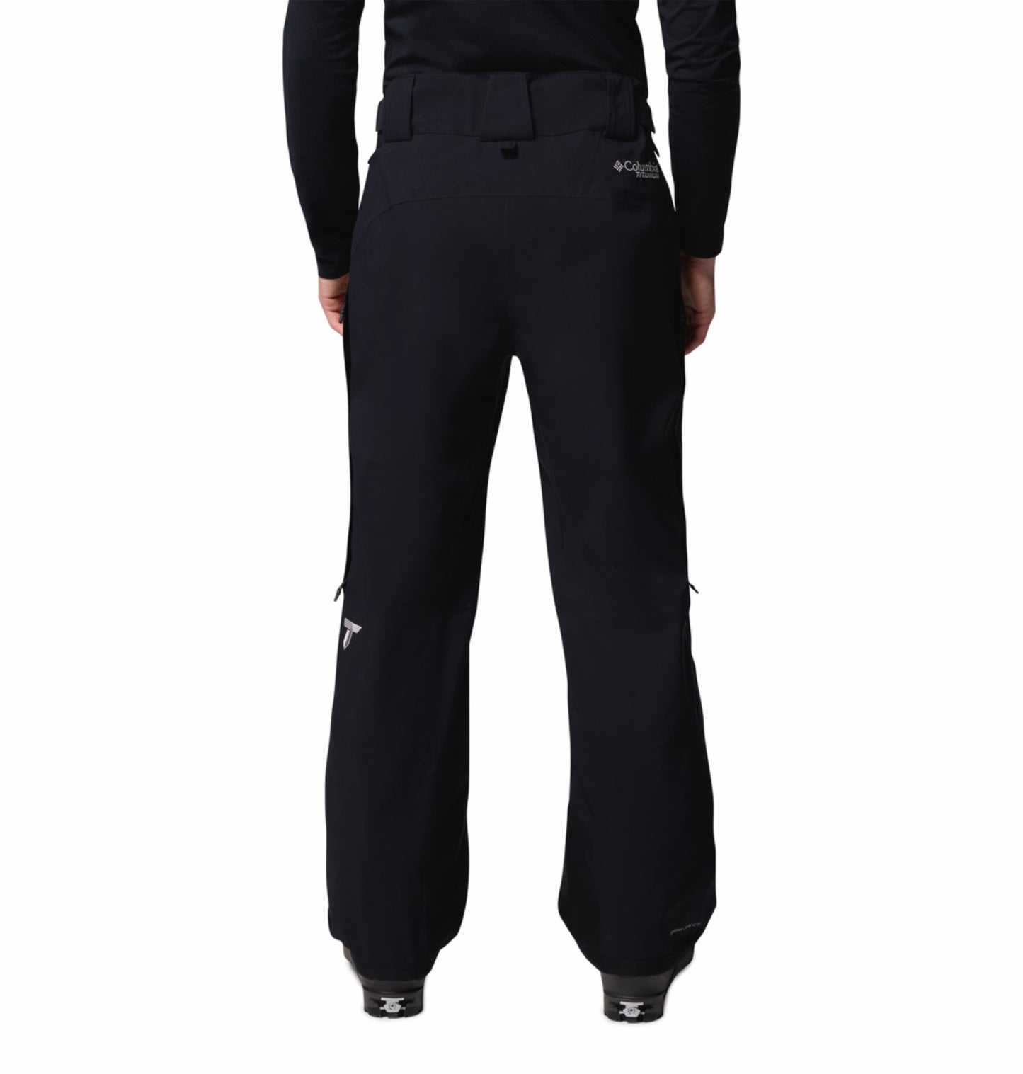 Columbia Men Black Omni-Tech Platinum Peak II 3L Rain Pant (Waterproof)