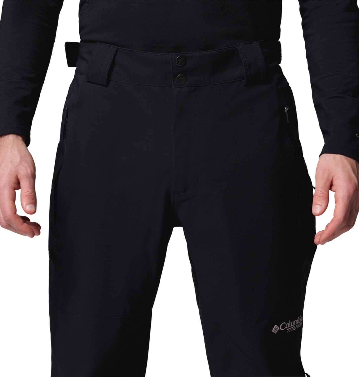 Columbia Men Black Omni-Tech Platinum Peak II 3L Rain Pant (Waterproof)