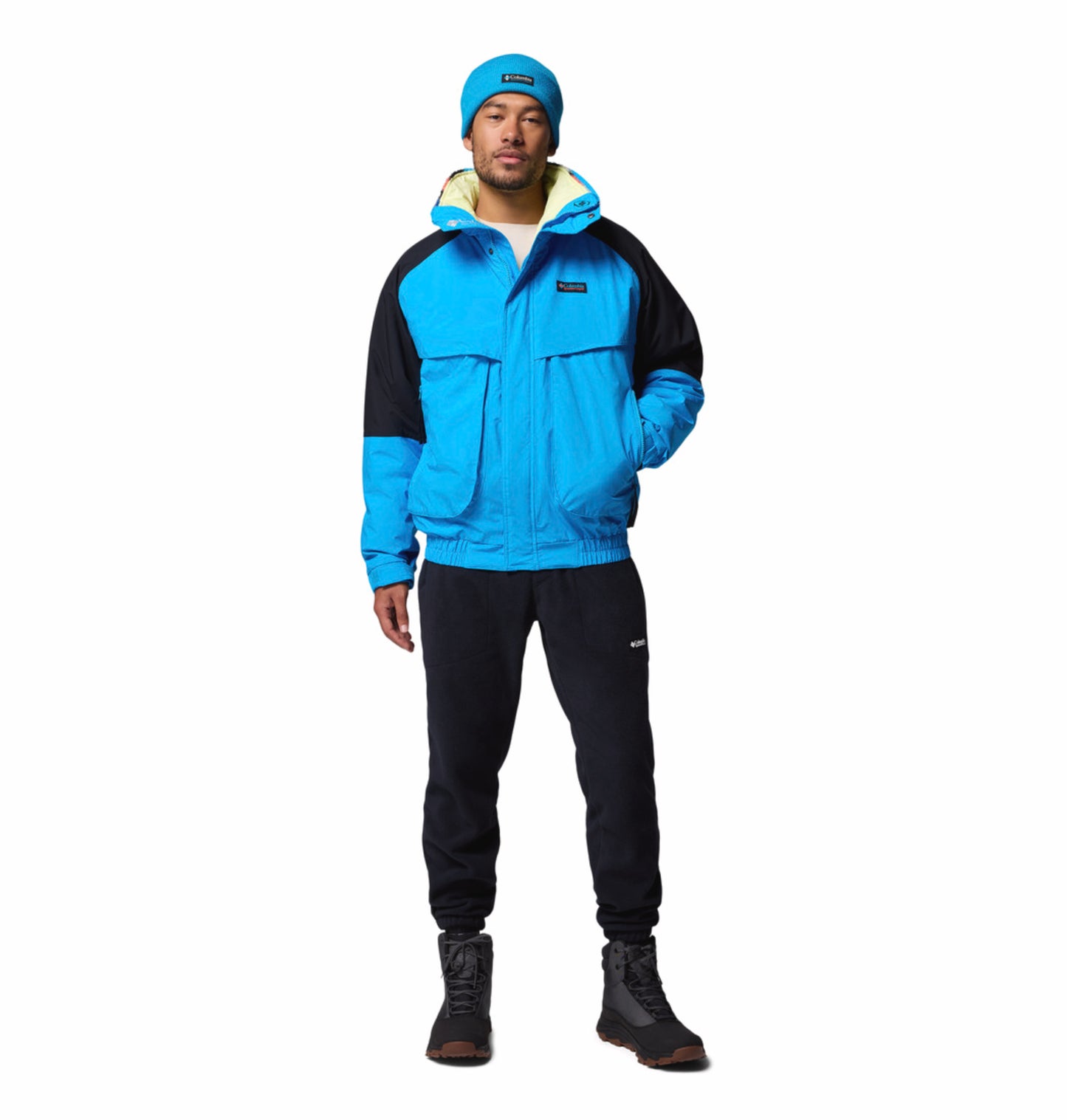 Columbia Men Blue Omni-Tech Powderkeg II Remastered Interchange Jacket (Waterproof)