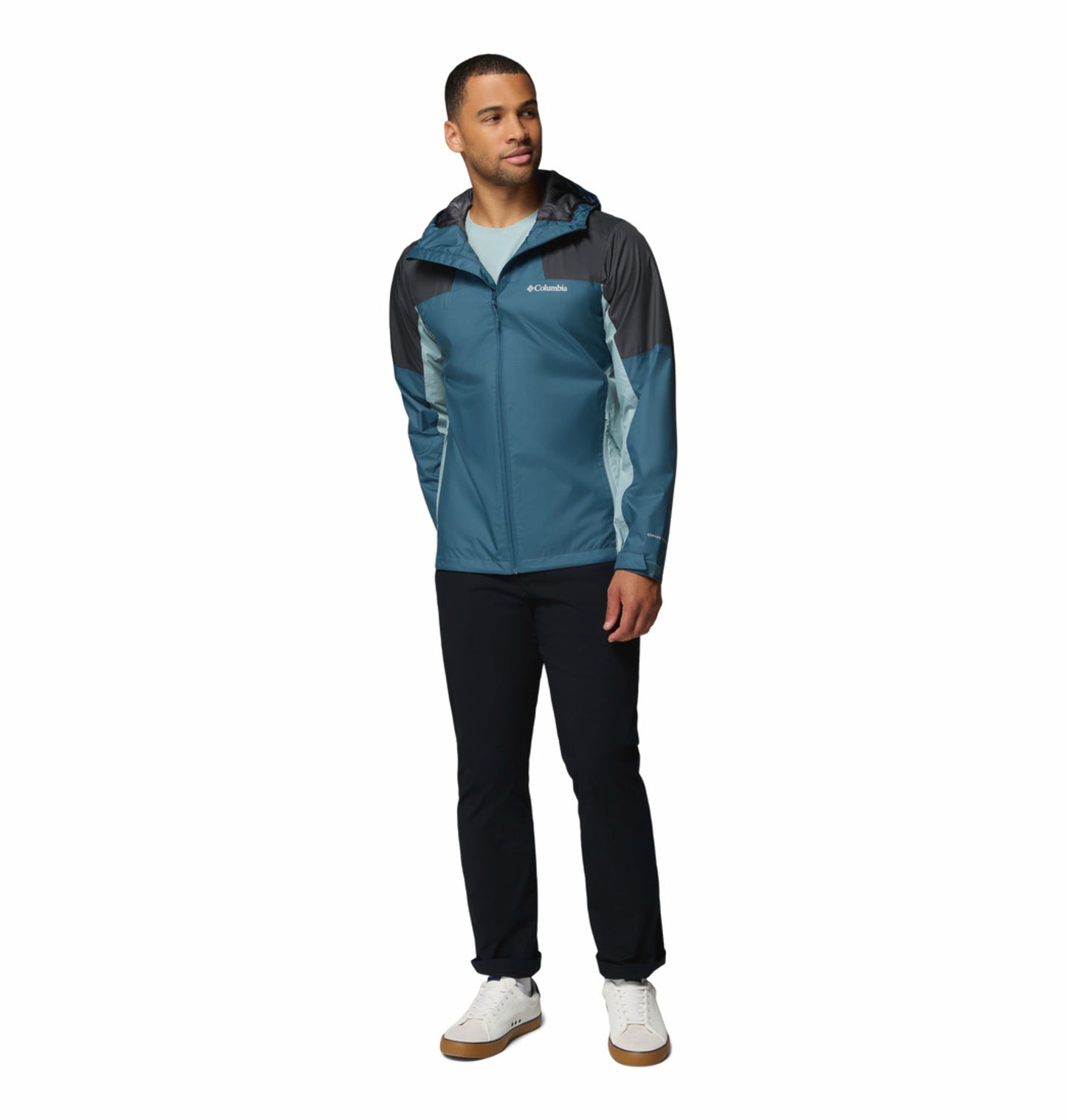 Columbia Men Blue Omni-Tech Inner Limits III Rain Jacket