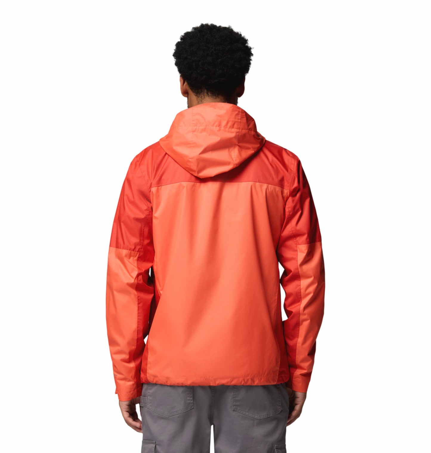 Columbia Men Orange Omni-Tech Inner Limits III Rain Jacket