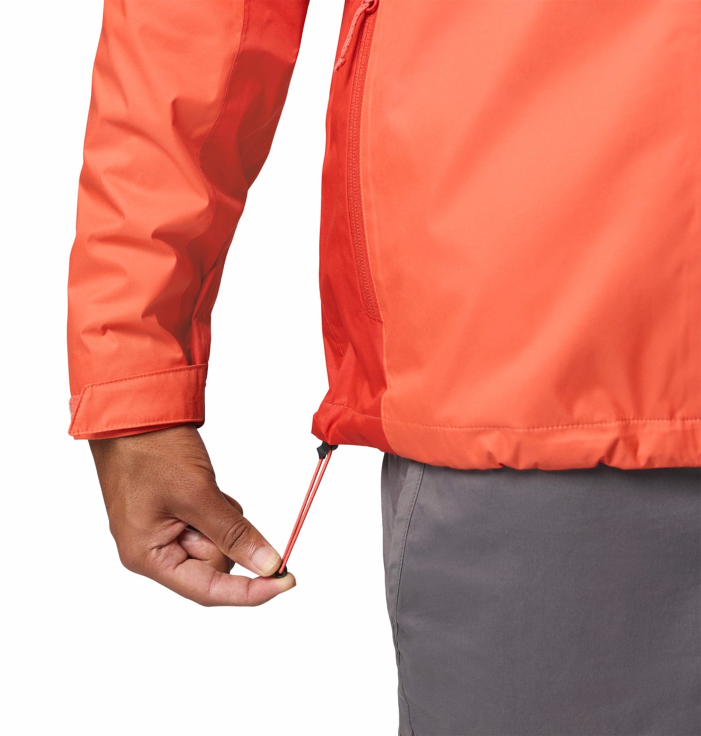 Columbia Men Orange Omni-Tech Inner Limits III Rain Jacket