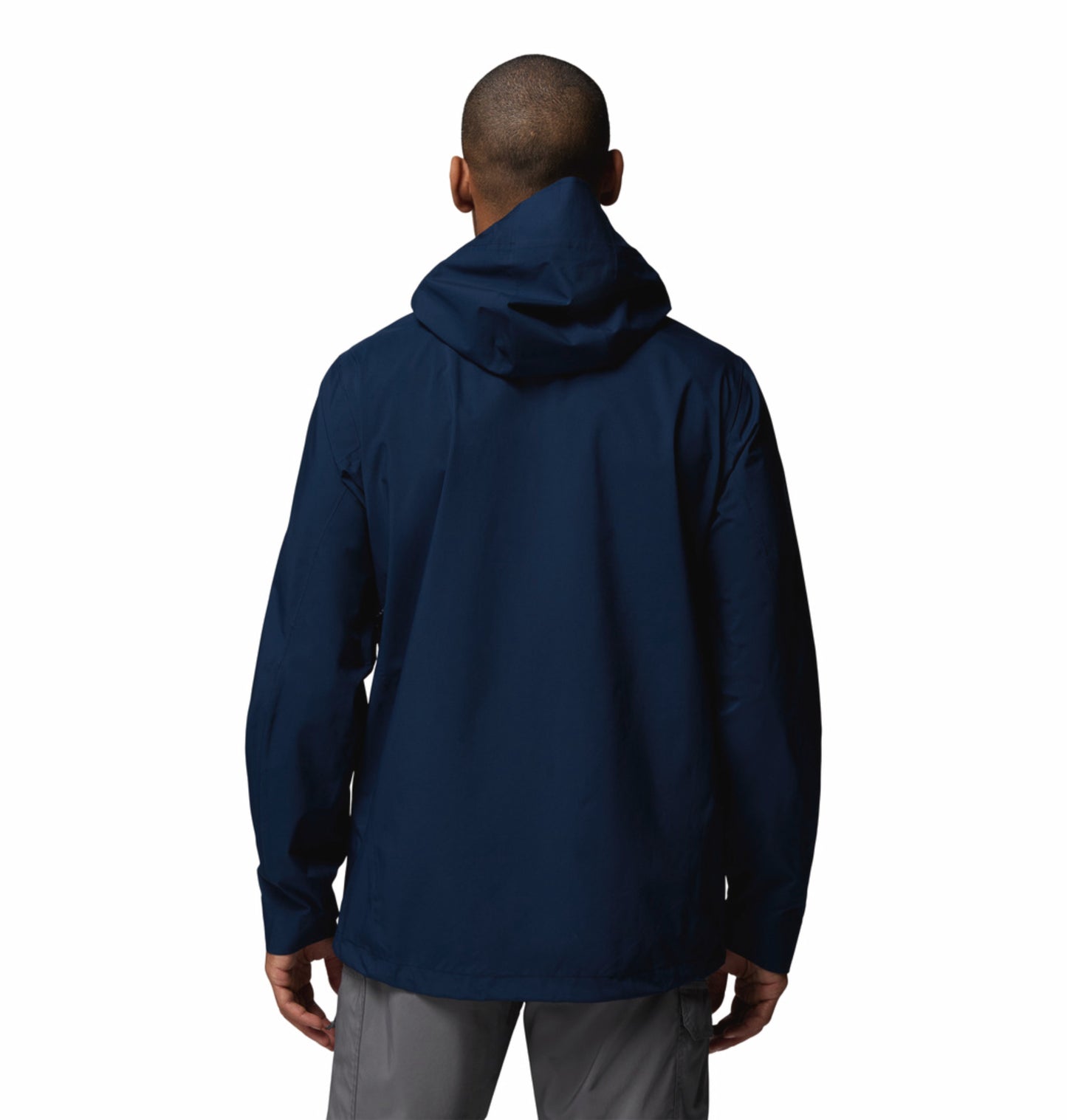 Columbia Men Navy Blue Omni-Tech Trailborne 2.5L Shell Rain Jacket