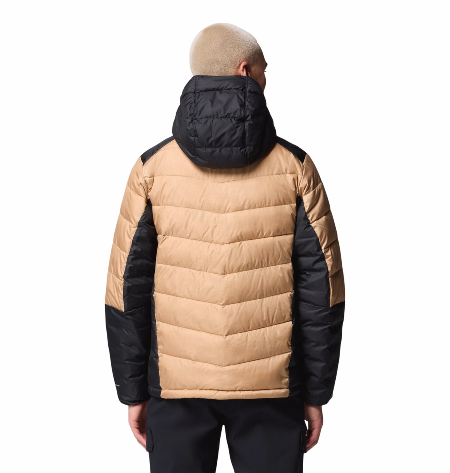 Columbia Men Beige OmniHeat Infinity Labyrinth Loop II Down Jacket