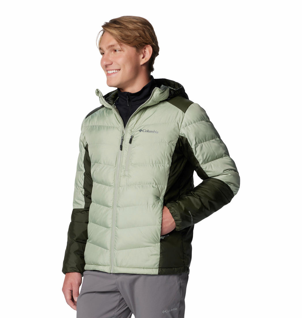 Columbia Mens Green Labyrinth Loop II Hooded Jacket