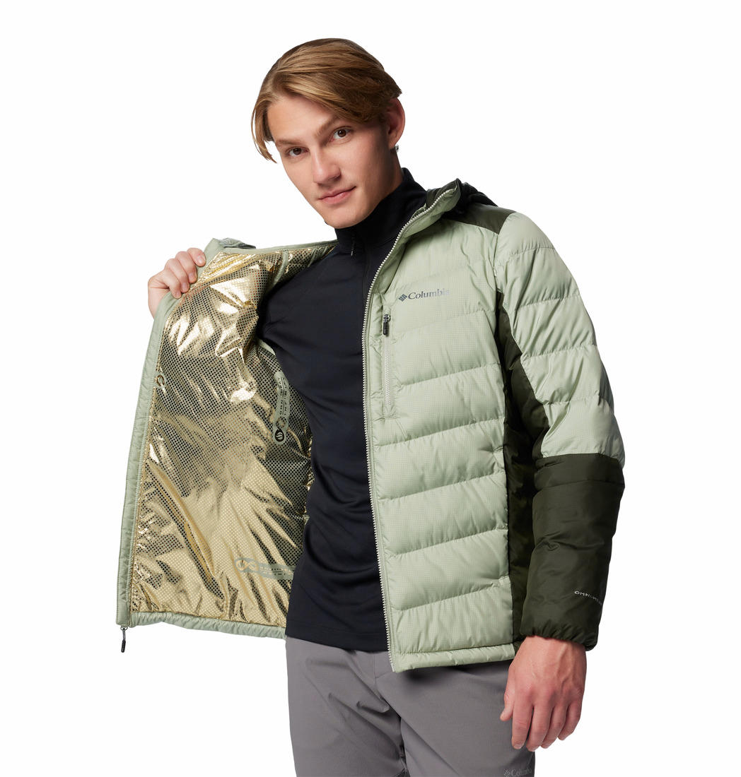 Columbia Mens Green Labyrinth Loop II Hooded Jacket