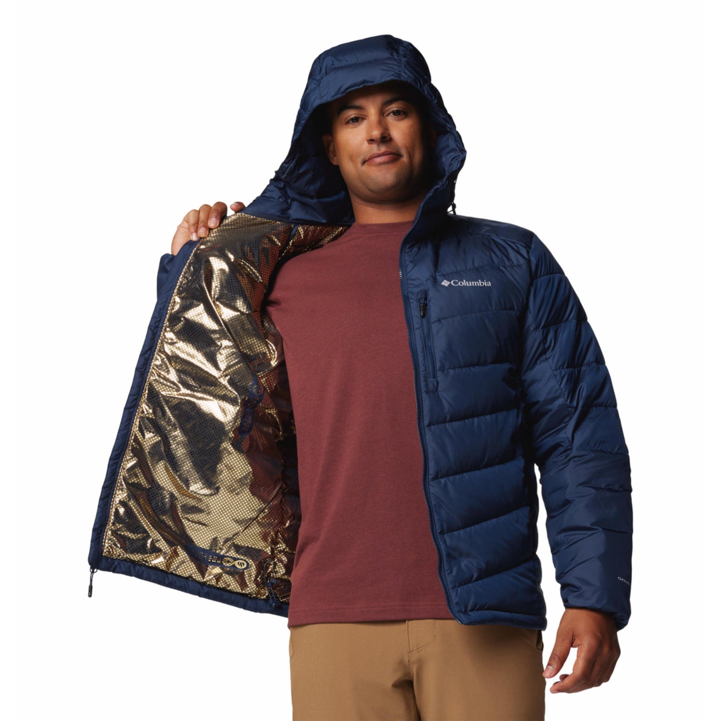 Columbia Men Blue Labyrinth Loop II Hooded Jacket