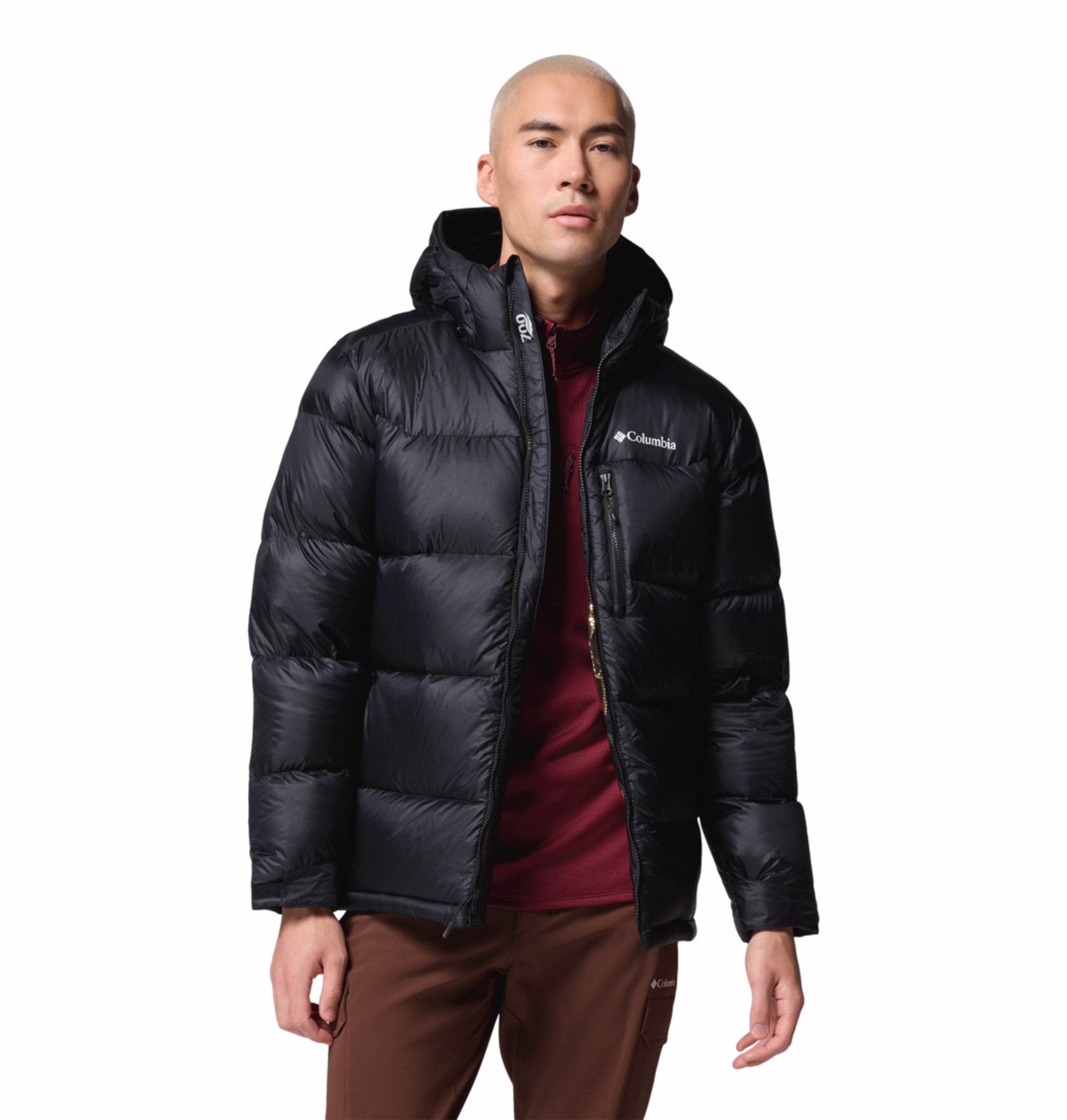 Columbia Men Black OmniHeat Infinity Cloudview Down Jacket