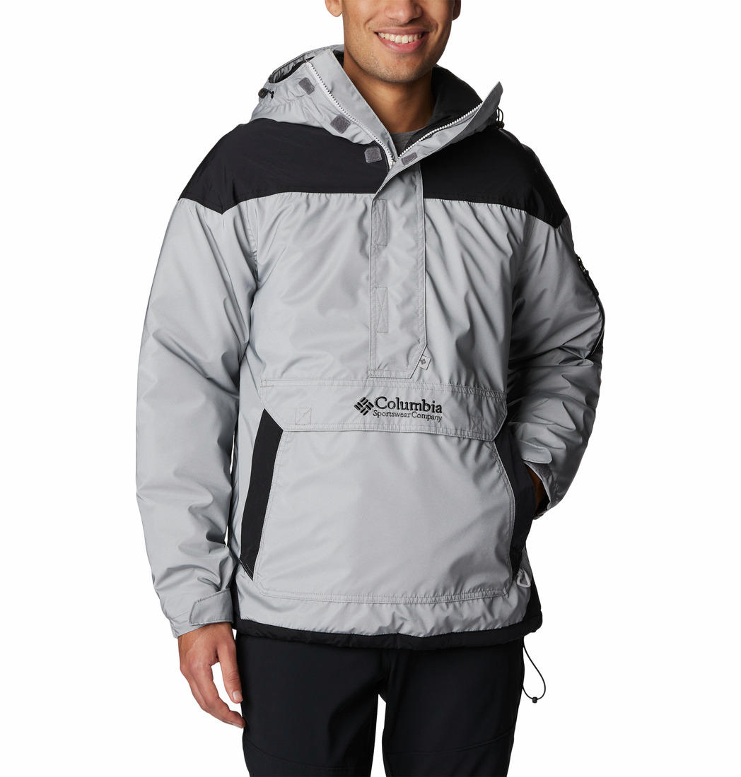 Columbia Men Grey Challenger Remastered Pullover Jacket