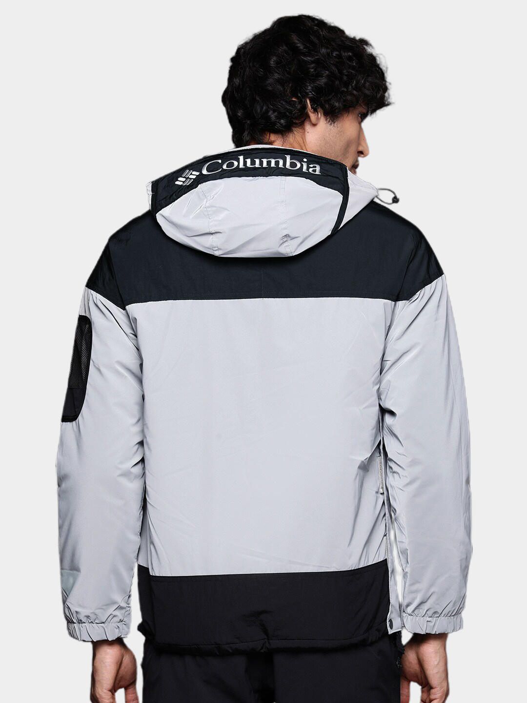 Columbia Men Grey Challenger Remastered Pullover Jacket