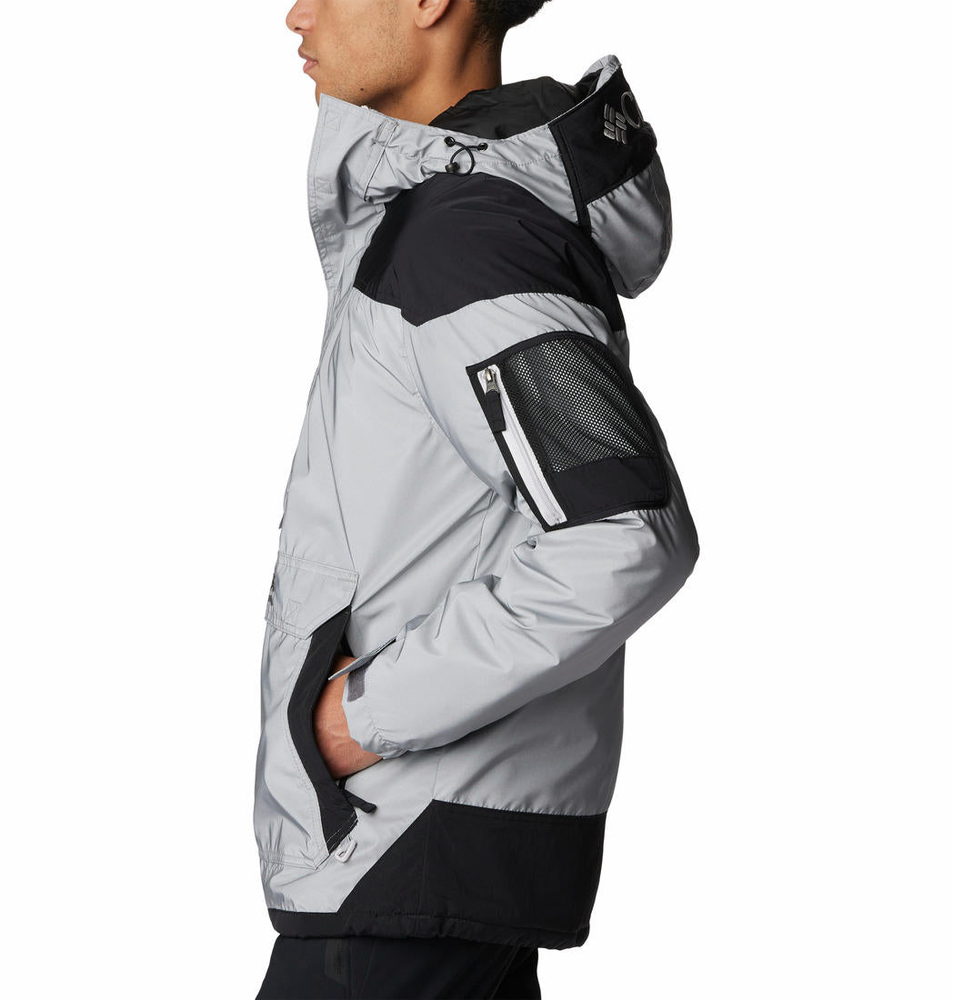 Columbia Men Grey Challenger Remastered Pullover Jacket